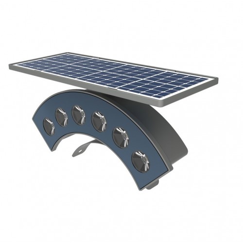 Yeşil Ledli Ağaç Çim Solar Bahçe Aydınlatması - Güneş Enejisi Ledli Bahçe Lambası - Solar Duvar apliği