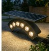 Günışığı Ledli Ağaç Çim Solar Bahçe Aydınlatması - Güneş Enejisi Ledli Bahçe Lambası - Solar Saplamalı