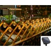 Güneş Enerjili LED 20 Ampullü Bahçe Led Işık Zinciri Dekoratif Dış Mekan Aydınlatma 3 metre 8 Mod