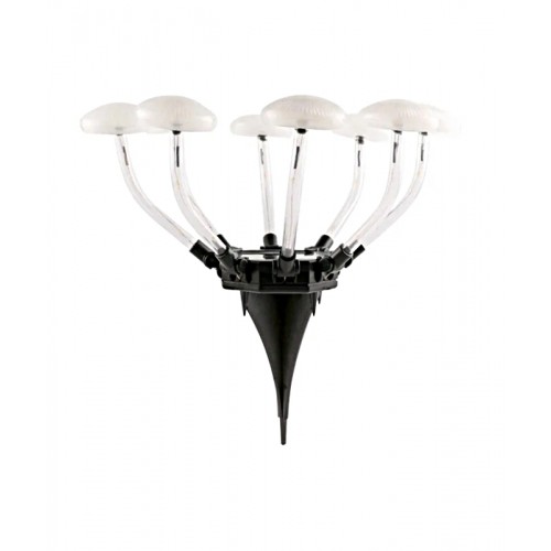 Solar 8 Mantarlı Led Güneş Enerjili Kazıklı Bahçe Lambası Bahçe Çim Peyzaj Dekorasyon Lambası