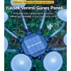 Solar 8 Mantarlı Led Güneş Enerjili Kazıklı Bahçe Lambası Bahçe Çim Peyzaj Dekorasyon Lambası