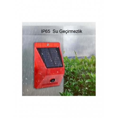 1290 Büyük Arazi ve Bahçeler İçin Güneş Enerjili Alarm Kumandalı Yüksek Sesli Solar Alarm