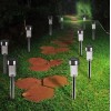 Metal Kasa 10 Adet Günışığı Led Güneş Enerjili Balkon Ve Bahçe Aydınlatması Solar Saplamalı Led 30cm