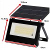 60 Watt Solar Led Projektör - Güneş Enerjili Solar Bahçe Lambası ip67 Solar sokak Lambası