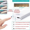 40 CM Dim AYARLI 3 Renk Ayarlı Şarjlı Hareket Sensörlü 60cm Led Işık Tezgah-Koridor-Ev-Kamp-Merdiven