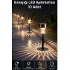 10 adet 36 Cm Günışığı Ledli Solar Saplama Güneş Enerjili Bahçe Işıklandırması Solar Aydınlatma