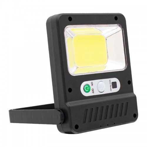 YX-607 COB Ledli Güneş Enerjili Solar Lamba - Solar Projektör Mini 13x10cm
