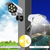 77 LED Hareket Sensörlü Kumandalı Güneş Enerjili LED Solar Bahçe Lambası Bahçe Armatürü Sahte Kamera