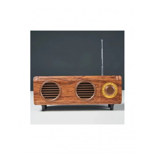 Nostaljik Mini Radyo Bluetooth Usb/mp3/aux Özellikli ve Hd Ses Kalitesiyle Trend Radyo Müzik Çalar 1923