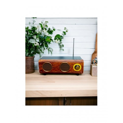 Nostaljik Mini Radyo Bluetooth Usb/mp3/aux Özellikli ve Hd Ses Kalitesiyle Trend Radyo Müzik Çalar 1923