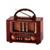 RT-721 Vintage Nostaljik Görünümlü Bluetooth Özellikli Fm Radyo Şarjlı