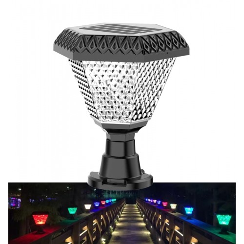 40W Set Üstü Rgb-Günışığı Beyaz Renk Ledli Ayarlanabilir Solar Güneş Enerjili Bahçe Lambası Set üstü
