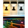 40W Set Üstü Rgb-Günışığı Beyaz Renk Ledli Ayarlanabilir Solar Güneş Enerjili Bahçe Lambası Set üstü