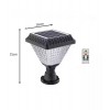 40W Set Üstü Rgb-Günışığı Beyaz Renk Ledli Ayarlanabilir Solar Güneş Enerjili Bahçe Lambası Set üstü