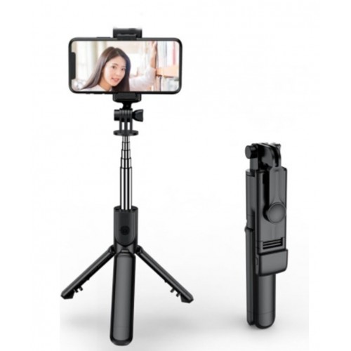 Addison Tripod Bluetooth Kumandalı Üçü Birarada Selfie Çubuğu Monopod