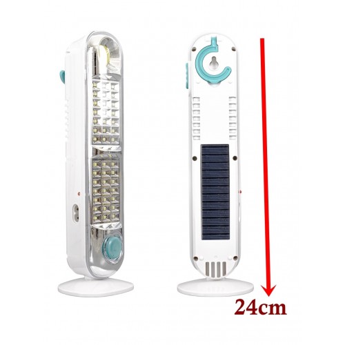 8683T Güneş Enerjili Işıldak Solar Şarjlı 42+1 LED Işıldak Askı Aparatlı Çalışma - Tamir Lambası
