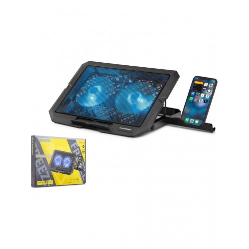 Hadron HDX4253 2 Fanlı Çok Kademeli Gaming Notebook Soğutucu Ledli + Telefon Standlı
