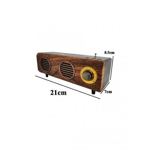 CM-1923 Bluetoothlu Nostaljik Radyo - Fm Radyo Sd-Aux-Usb-Bt-Fm