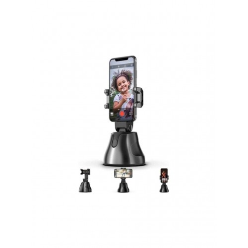 360° Smart Otomatik Yüz Takip Sistemli ( Hareket Takipli ) Telefon Tutucu - Telefon Tripodu