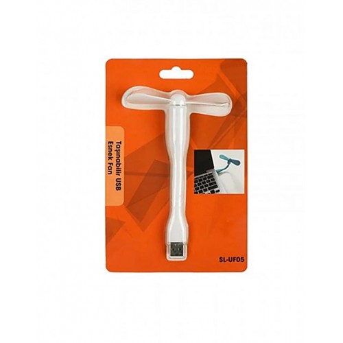 SL-UF05 USB Vantilatör - Esnek Gövdeli Akrobat Mini USB Fan Flexible 1.2W