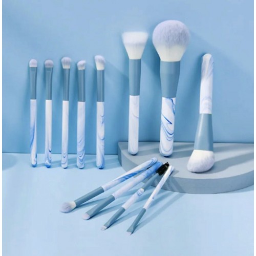 Limited Edition Pro Özel Kutulu 12'li Makyaj Fırçası Seti ( MAVİ )