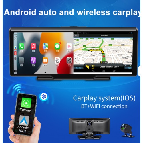 H18C Ekranlı Carplay Apple Android Uyumlu 10.26 inç 4K Görüntü Arka/Ön Görüş Kameralı Android Oto