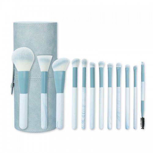 Limited Edition Pro Özel Kutulu 12'li Makyaj Fırçası Seti ( MAVİ )
