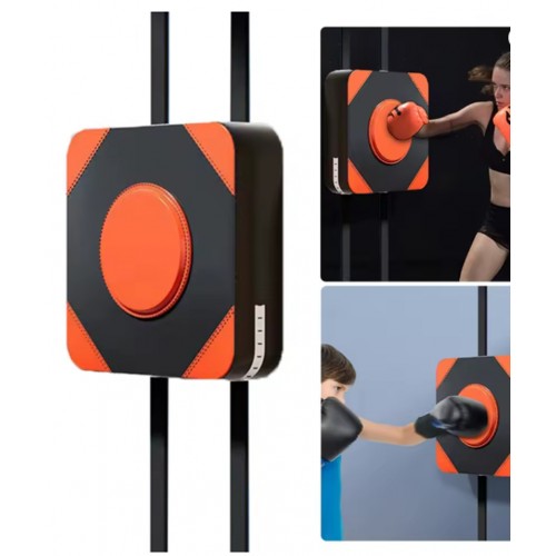 Boks Egzersiz Aleti - Duvar Boks Makinesi Pedi  - Boks Eğitim Süngeri  ( Cırt Cırtlı + Yapışkanlı )