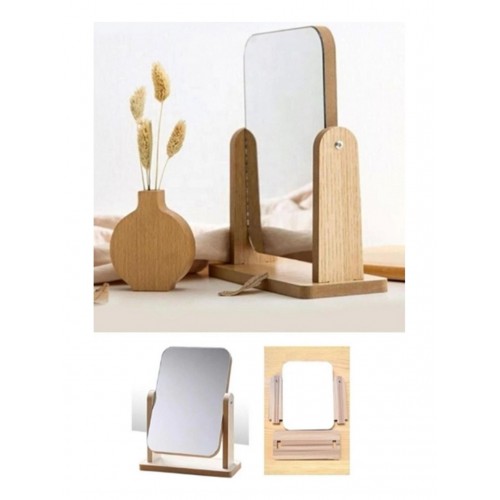 Gaman El Aynası Masa Aynası Makyaj Aynası Ayarlanabilir Kare Makeup Mirror 18cm