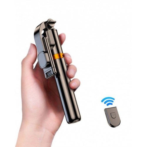 K8 Led 3in1 Bluetooth Kumandalı 130cm Tripod Telefon Tutuculu Led ışıklı Selfie Çubuğu Telefon Tripodu Monopod