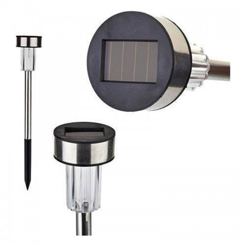 Metal Kasa 10 Adet Günışığı Led Güneş Enerjili Balkon Ve Bahçe Aydınlatması Solar Saplamalı Led 30cm