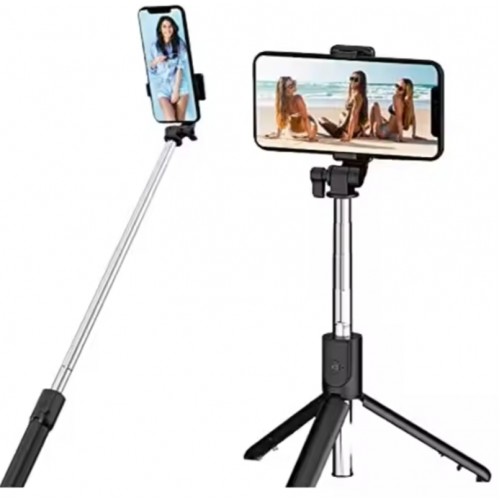 Addison Tripod Bluetooth Kumandalı Üçü Birarada Selfie Çubuğu Monopod
