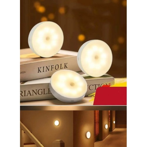 cata Koridor Ve Merdiven için Şarjlı Hareket Sensörlü Usb Şarjlı Günışığı Led Işık Lamba 1 Adet