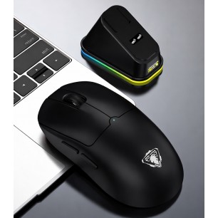 WD157 Manyetik Şarjlı BT+2.4GHZ 1600Dpı Ultra Hafif Şarjlı Kablosuz Oyuncu Mouse Oyuncu Faresi