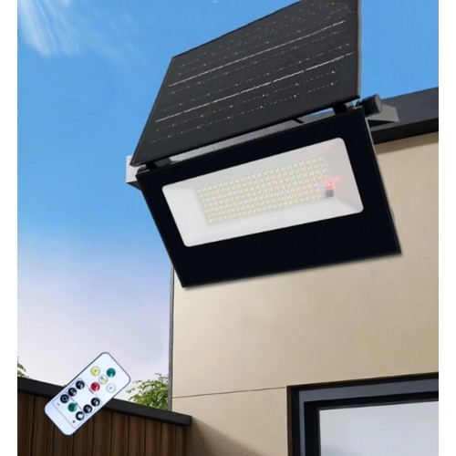 60 Watt Solar Led Projektör - Güneş Enerjili Solar Bahçe Lambası ip67 Solar sokak Lambası