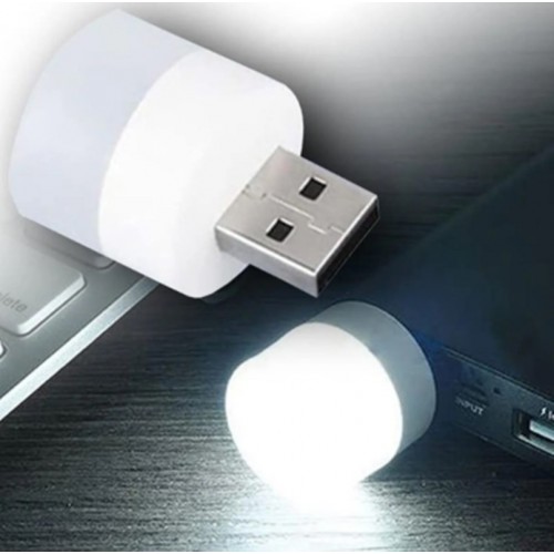 Mini Ampul 1w Taşınabilir Usb Led Işık - Powerbank Laptop Pc Uyumlu Beyaz Renk