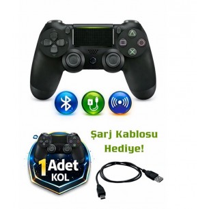  Doubleshock Ps 4 Kablosuz Joystick Tablet Telefon Pc Uyumlu Titreşimli Oyun Kolu 1 Adet
