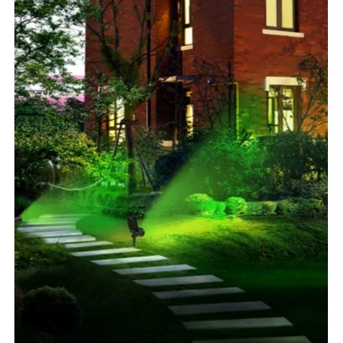 Fotoselli 7w Solar Güneş Enerjili Kazıklı Çim & Bahçe Aydınlatma Armatürü yeşil ledli