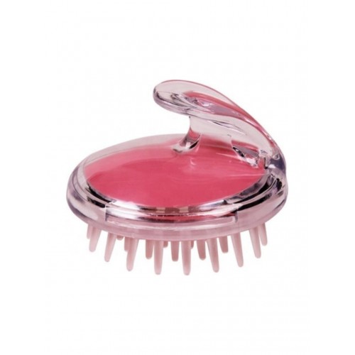 Silikon Kafa Masajı Saç Yıkama Fırçası Saç Kaşıntı Fırçası ( RENKLİ )