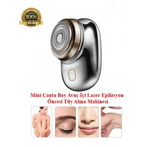 Vücut - Kol Bıyık Yanak Bacak Tüy Kesme Makinesi Epilasyon Öncesi Tıraş Makinesi 6cm Mini Boy p07
